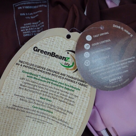 Green Beanz Hoodie Jacket M L New Recycled Fiber - Picture 4 of 8